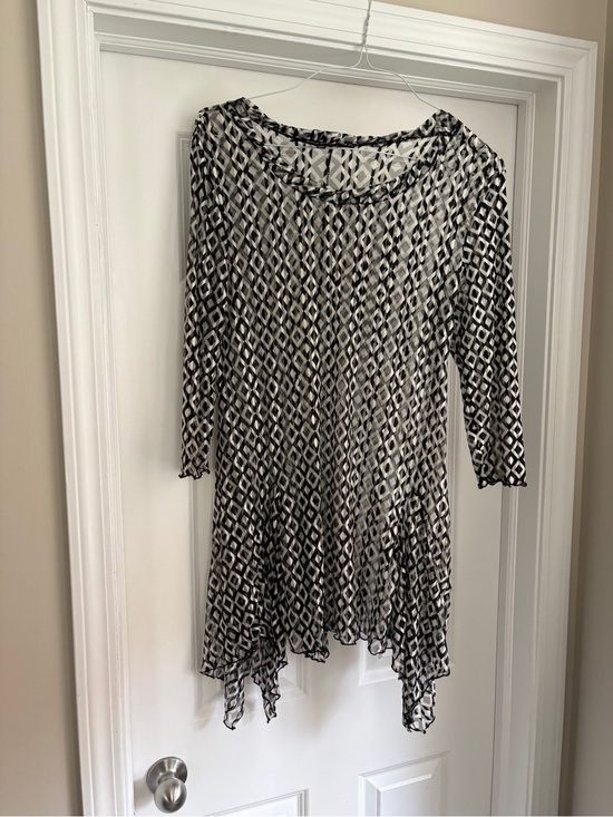 Ronnie Salloway Tops - Ronnie Salloway Flowy Asymmetrical Tunic Top Women’s Large
